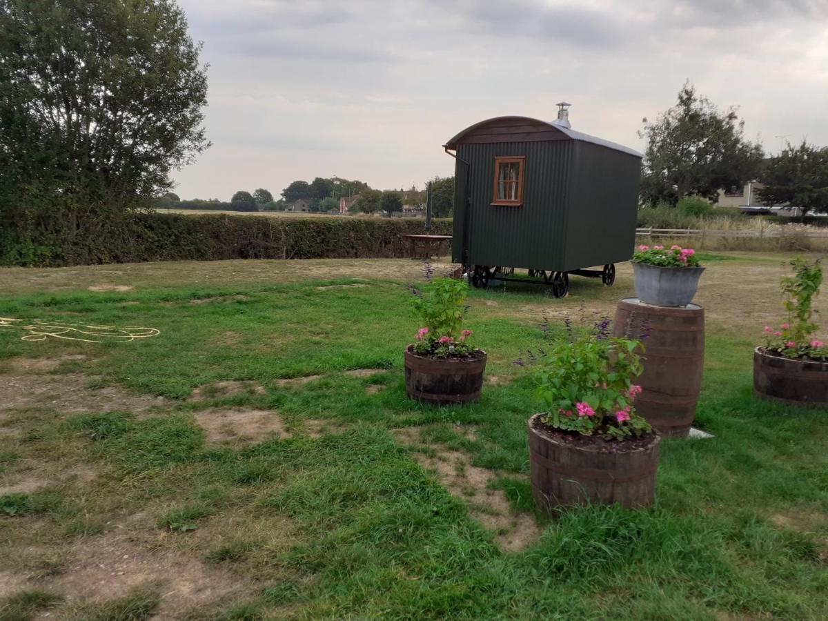 Glamping In Wiltshire In Our Luxury Shepherds Hut Чипенъм Екстериор снимка